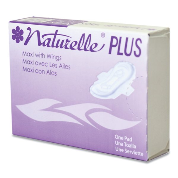 Impact Products Naturelle Maxi Pads Plus, #4 with Wings, PK250 25189973